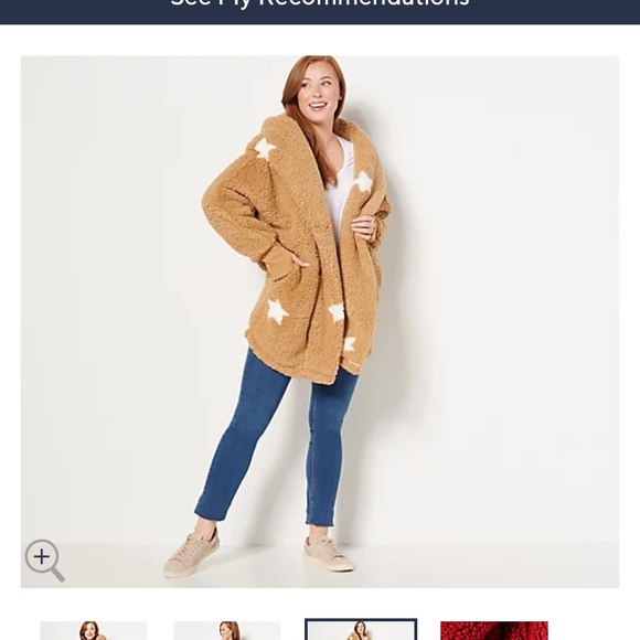 Oversized Sherpa Lounger Coat - Picture 5 of 5